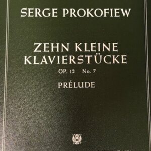 S. Prokofiev Preludio op. 12 n. 7