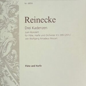 DREI KADENZEN (3 CADENZE) FLAUTO/ARPA/ORCHESTRA REINECKE-MOZART