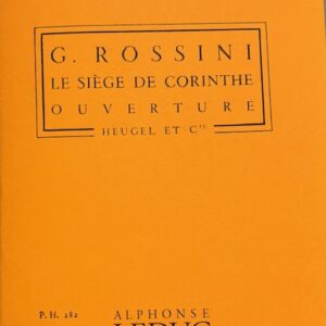 Rossini-Le siege De Corinthe Ouverture - Partitura orchestrale tascabile